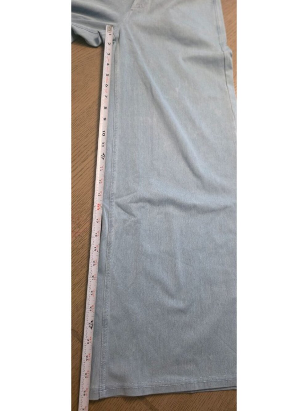 Halara Flex High Waist Baggy Wide Leg Pull On Jeans size S NEW Petite Length - Picture 9 of 11